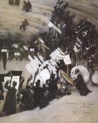 John Singer Sargent Rehearsal of the Pasdeloup Orchestra at the Cirque d'Hiver (mk18) Spain oil painting reproduction